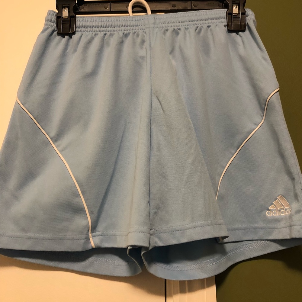 Adidas running/soccer shorts.